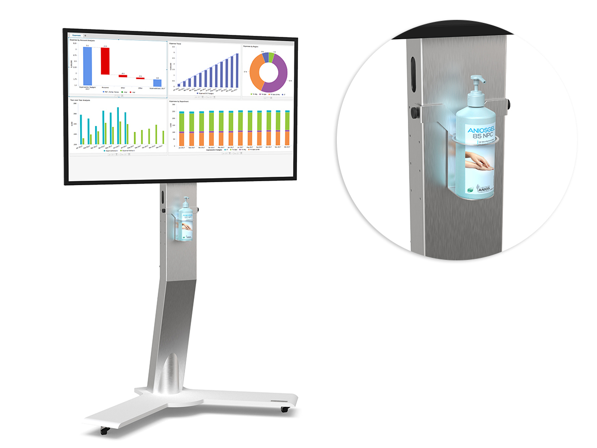 COVID-19 option for Axeos stand