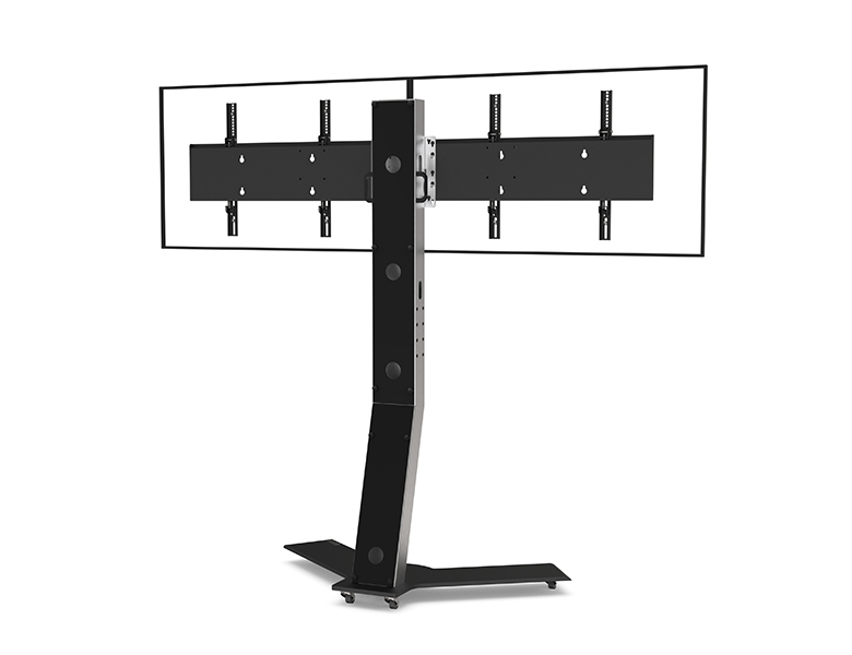 Ekinox Dual Screen Bar Display Stand - Rear View - AXEOS