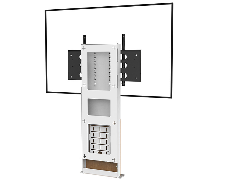 Stilix Wide Heavy Load Single Screen - Digital Signage - Rear View - AXEOS